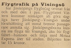 Visi Flygtrafik GT 370702