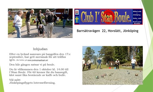 Inbjudan Boule 201001