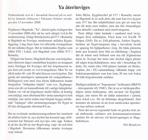 YA återinvigs