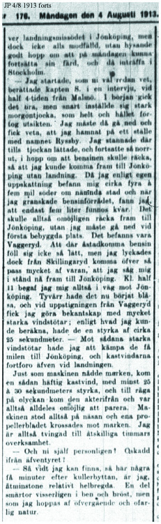 Kapten Sundstedts färd JP130804 forts